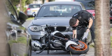 Rider seriously injured after crashing ‘motorcycle started with screwdriver’
