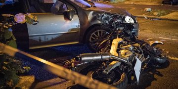 Motorcyclist suffers “significant injuries” in crash with car in Pinehurst Road