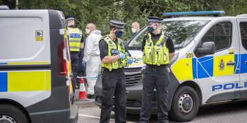 Crime scene in place near Swindon Railway Station following discovery of body