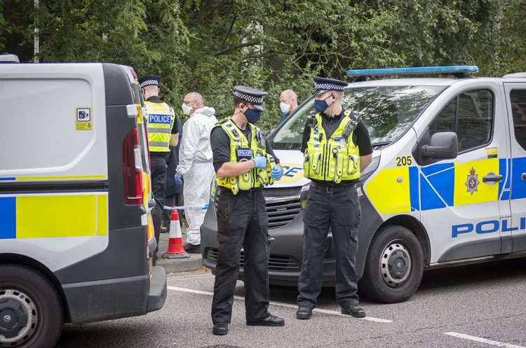 Crime scene in place near Swindon Railway Station following discovery of body