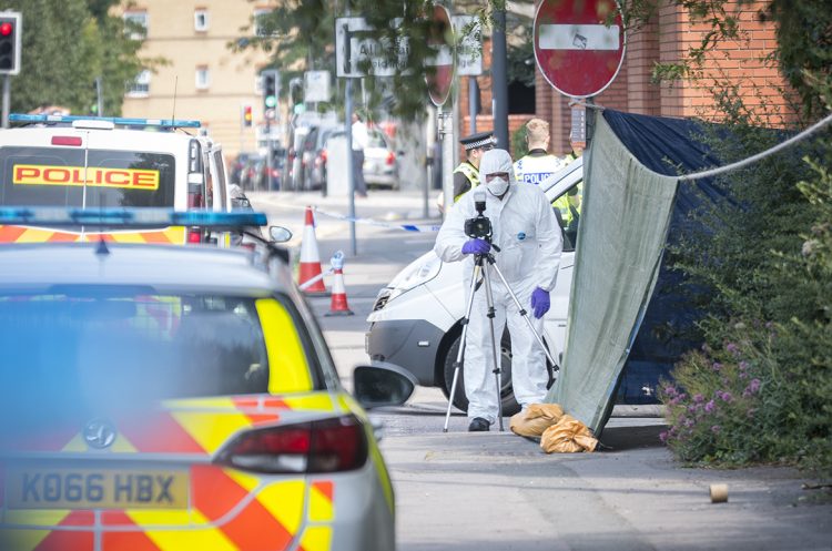 Station Road in Swindon closed as private ambulance arrives at crime scene