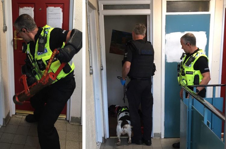 Flat in Salisbury raided over concerns about Class A drug dealing