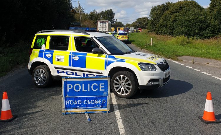 Motorcyclist dies after riding into path of oncoming car on A350 near Semley