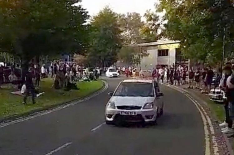 Police patrol as hundreds attend car meet in despite COVID-19 regulations