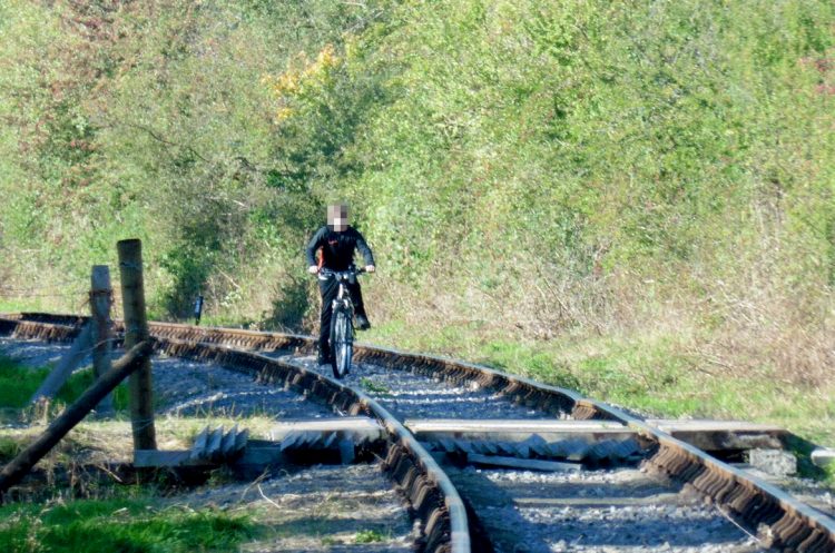 Young boy caught cycling on live railway line near Swindon twice in one weekend