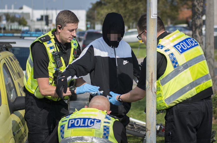Police helicopter deployed as officers target bicycle-riding gangs in Swindon