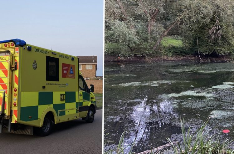 Suicidal man jumps into Swindon lake in mental health incident