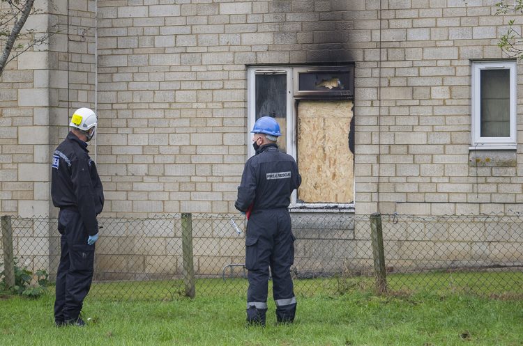 Fire forensics begin work at scene of ‘crack den’ arson attack in Chippenham