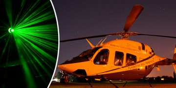 Wiltshire Air Ambulance forced to abort landing after laser attack in Trowbridge