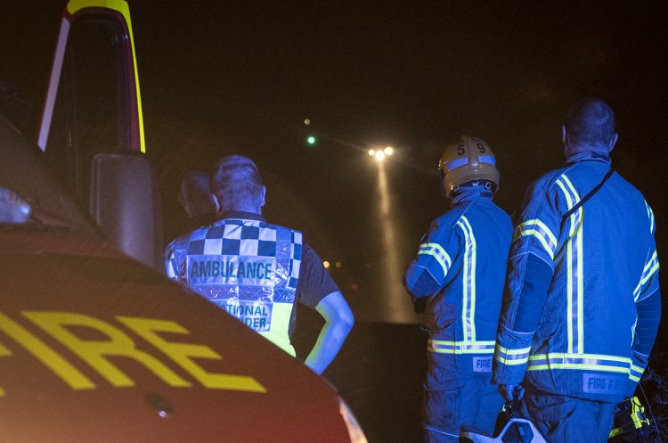 Major search involving two helicopters after reports of parachutist hitting pylon