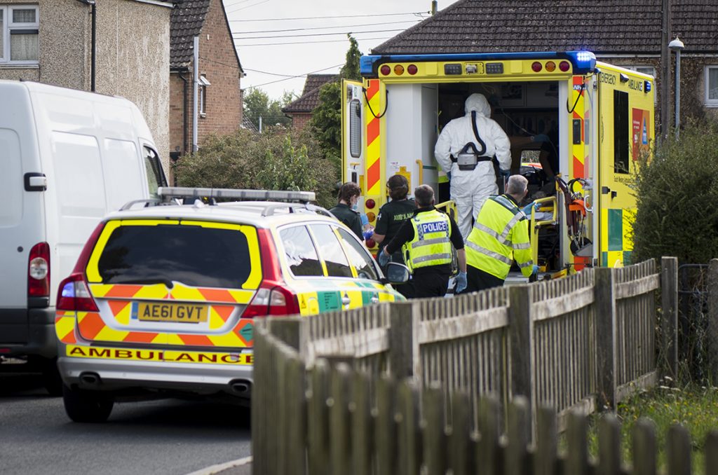 Crime scene cordoned off as man stabbed in Royal Wootton Bassett