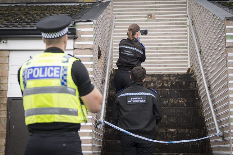 Police hunt suspect after man knifed in the neck and hit over head with brick