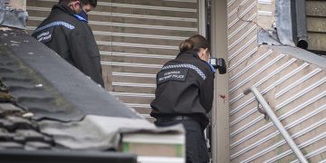 Police hunt suspect after man knifed in the neck and hit over head with brick
