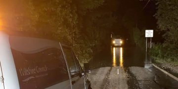 Storm Alex: Road near Devizes closed due to vehicle stuck in flood water