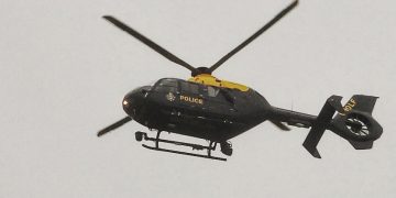 Police helicopter circles South Swindon in search of high-risk missing person