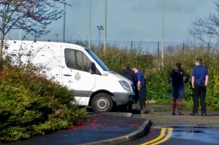 Detectives and three forensic investigators at house after two people found dead