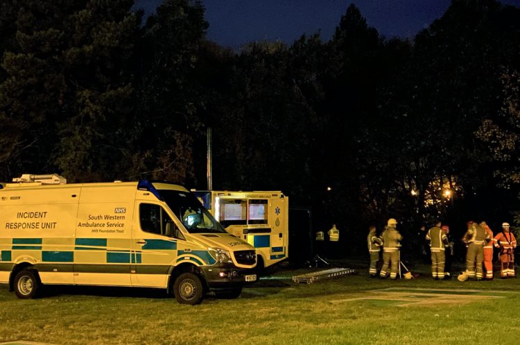 Woman who climbed tree in distress taken to place of safety after three hours
