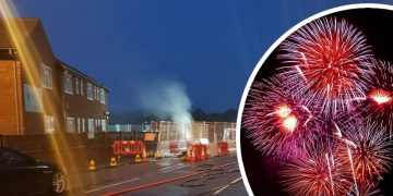 ‘People are setting off fireworks near major gas leak’ in Swindon, fire service says