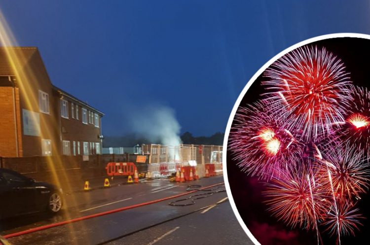 ‘People are setting off fireworks near major gas leak’ in Swindon, fire service says
