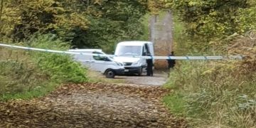 Crime scene at Savernake Forest after woman seriously sexually assaulted