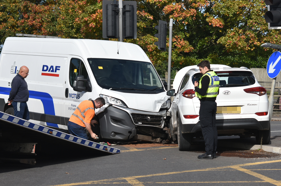 Traffic delays across Melksham after headon collision on A350 near Asda