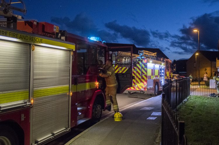 Firefighters extinguish washing machine blaze in kitchen of Swindon coach house