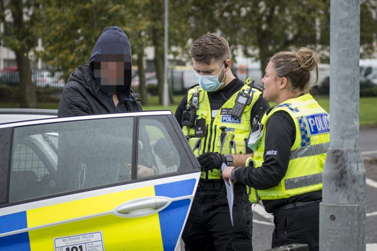 Police arrest two men at scene of two-vehicle road traffic collision in Swindon