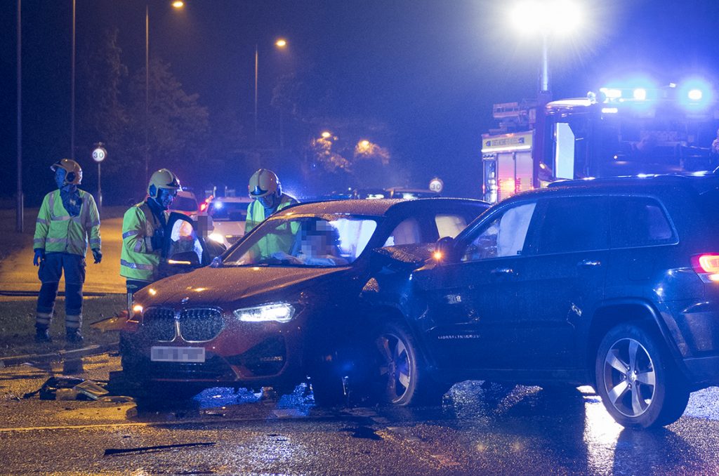 Emergency services attend crash involving three cars in Royal Wootton