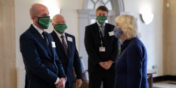 The Duchess of Cornwall visits Wiltshire Council to thank staff for coronavirus response