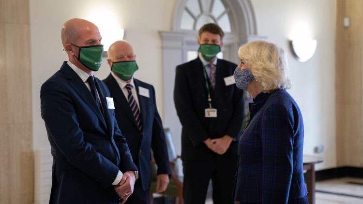 The Duchess of Cornwall visits Wiltshire Council to thank staff for coronavirus response