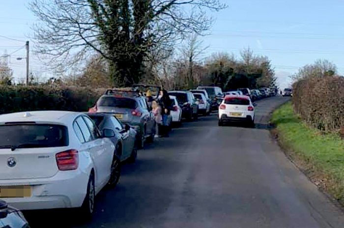 Parking issues and safety fears as thousands visit Whitehall Garden Centre