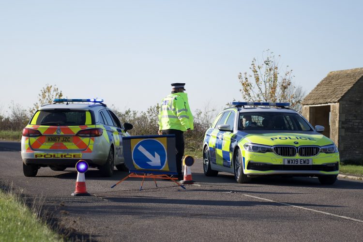 Police make drug driving arrest at scene of serious car versus motorbike crash