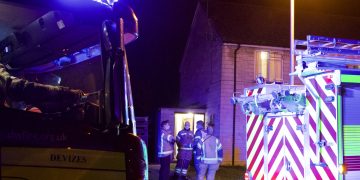 Firefighters attend house fire in Calne — one person treated by paramedics