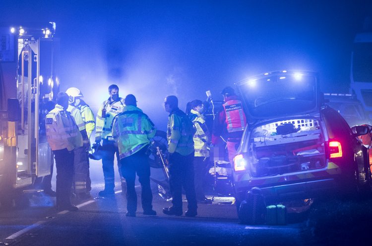 A350 near Melksham closed as air ambulance medics treat injured motorcyclist
