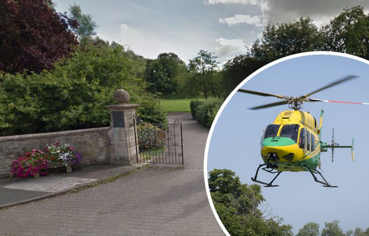 Wiltshire Air Ambulance lands to treat man who suffered cardiac arrest in street