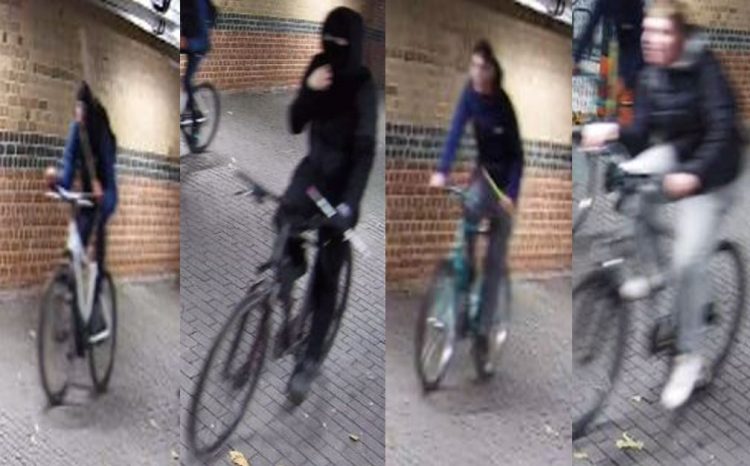 Teenage boys with two dogs shoot fireworks at people and shops in Swindon