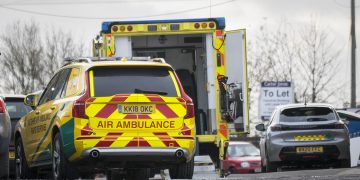 Wiltshire Air Ambulance lands for serious medical emergency in Corsham