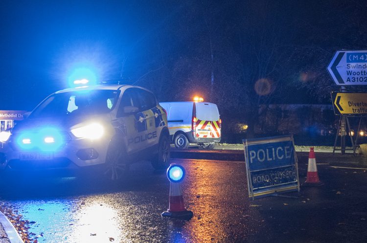 A3102 closed at Lyneham after pedestrian hit by car outside petrol station