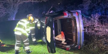Air ambulance lands for crash involving overturned car near Royal Wootton Bassett