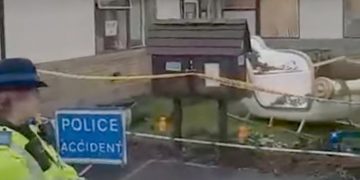 Crime scene in place outside primary school after ‘overnight crash and kerfuffle’