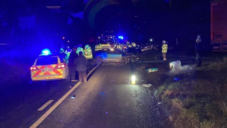 Two air ambulances land near Burbage for serious road traffic collision