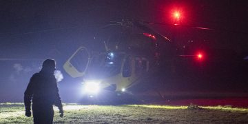 Wiltshire Air Ambulance lands in Chippenham field for medical incident