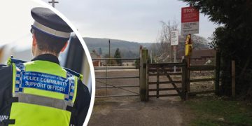 Man and dog killed walking across level crossing days before Christmas