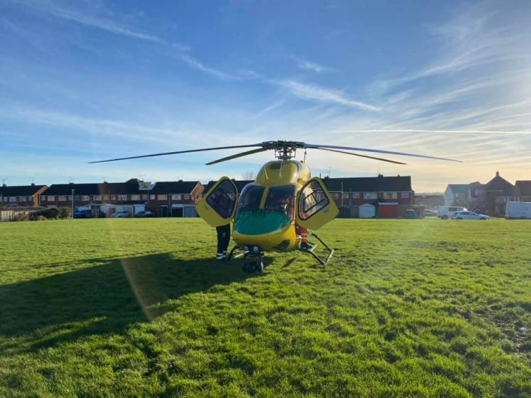 Air ambulance forced to abort landing as ‘out-of-control dog tries to catch aircraft’