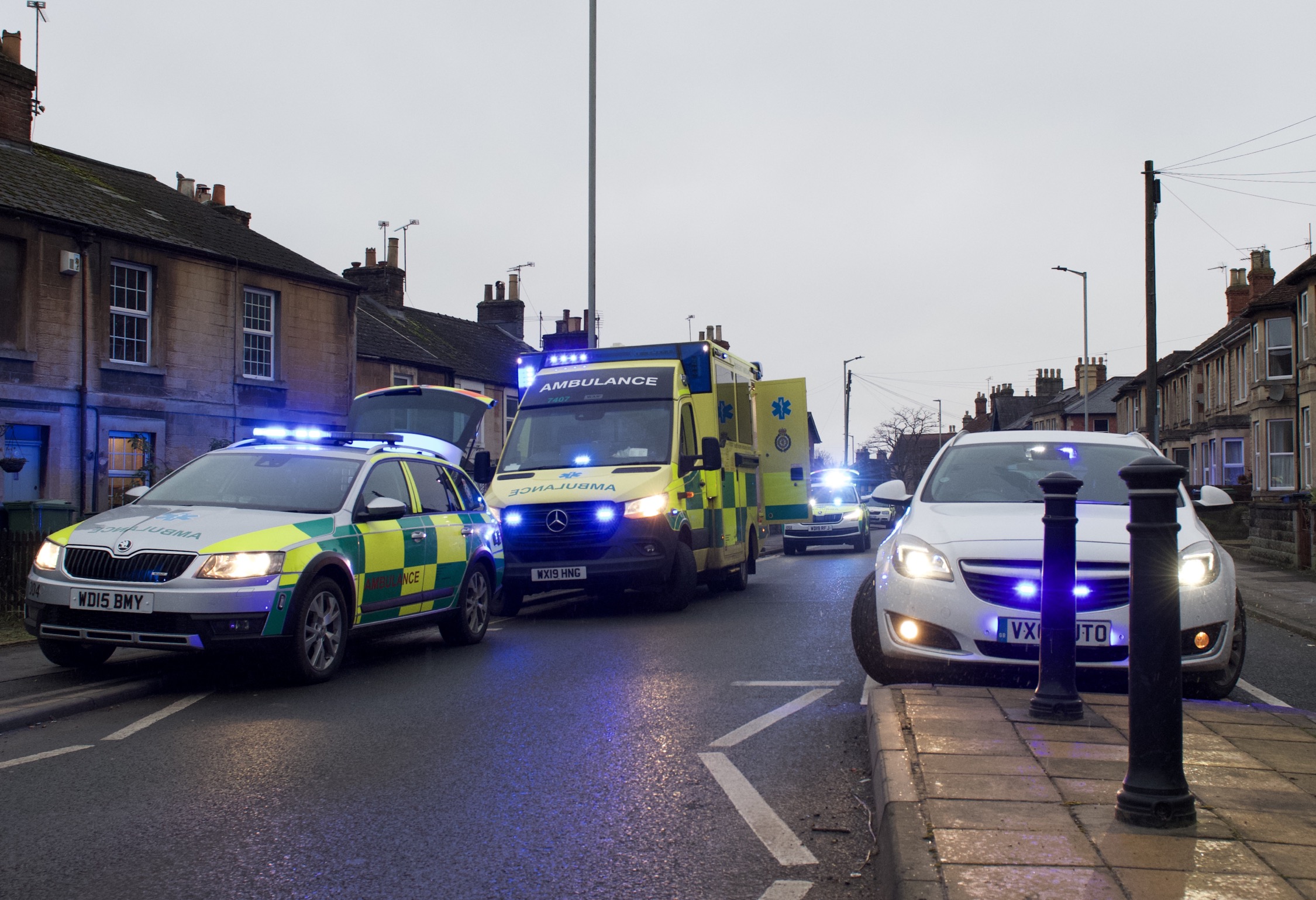Chippenham road closed as 999 crews respond to casualty in cardiac arrest