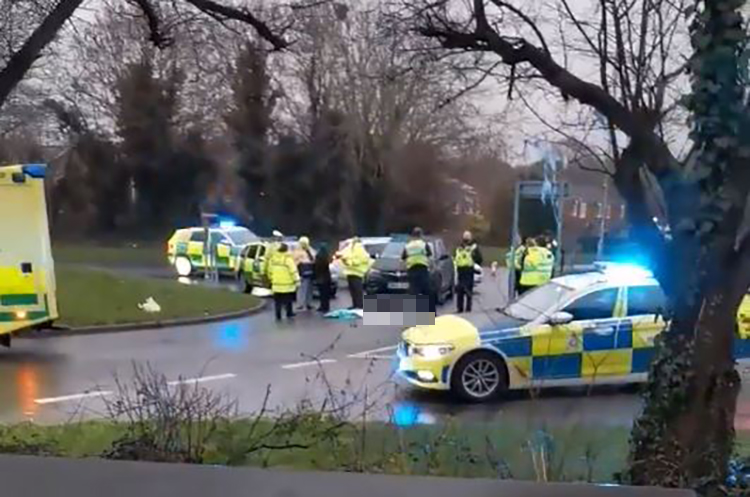Swindon road closed as emergency services respond to ‘man lying injured in road’
