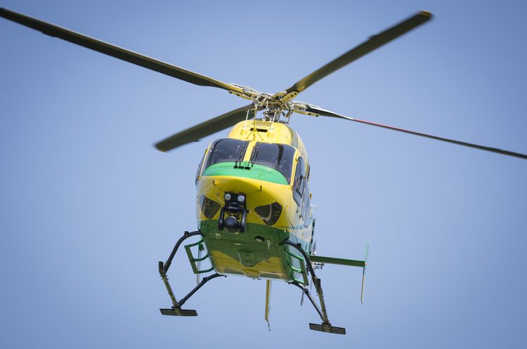 Wiltshire Air Ambulance airlift casualty to hospital after single-vehicle crash