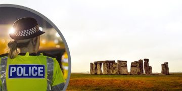 Woman arrested after police officer assaulted at Stonehenge lockdown breach