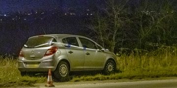 Driver reported for traffic offence after crash on crossroads near Trowbridge