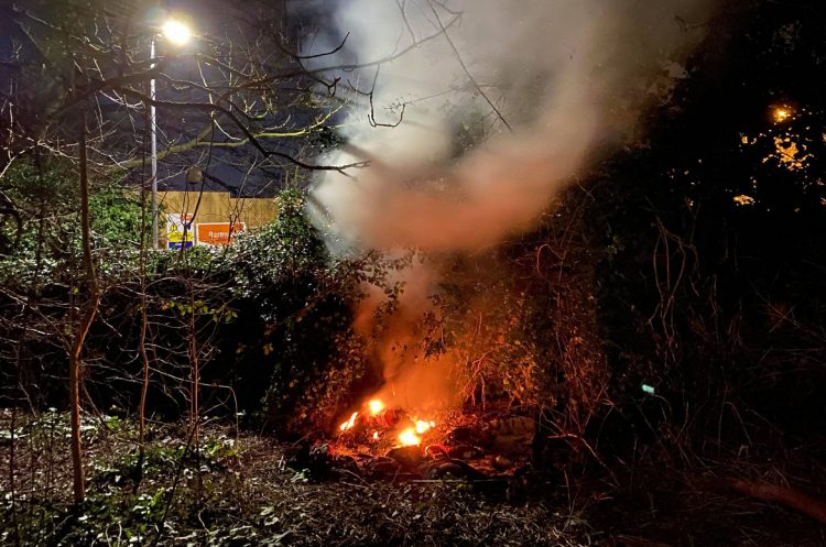 Firefighters called to extinguish homeless man’s tent in Chippenham